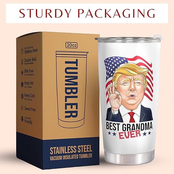 MOCOSWEETIES GIFTS FOR GRANDMA – BIRTHDAY, MOTHERS DAY, CHRISTMAS GRANDMA GIFTS FROM GRANDCHILDREN GRANDSON – UNIQUE GIFT IDEAS FOR GRANDMOTHER FROM GRANDCHILDREN, GRANDKIDS – 20 OZ WHITE TUMBLER