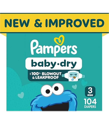 Amazon.com: Diapers Size 3, 210 Count - Pampers Baby Dry
