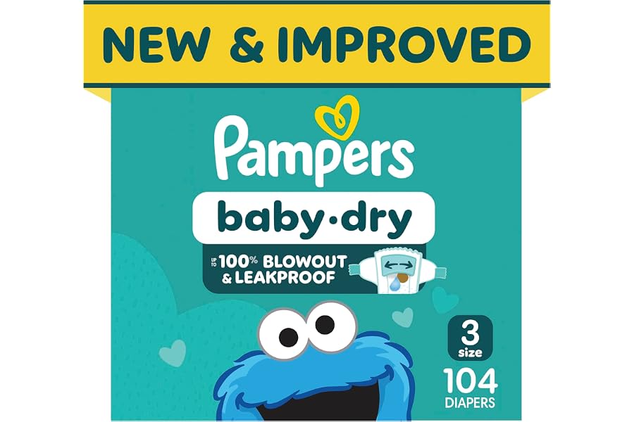 Gift Idea: Pampers Baby Dry Ultra Cushiony Diapers, Size 3