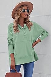 AlavQ Fall Long Sleeve V Neck Pullover Hoodies