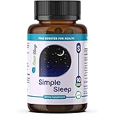 TrueMed Sleep Support Supplement Natural Relaxation, Formula Magnesium Glycinate, Valerian Extract, GABA, Melatonin, Passion Flower, Lemon Balm & Promote Calm & Improve Sleep Quality 90 Capsules