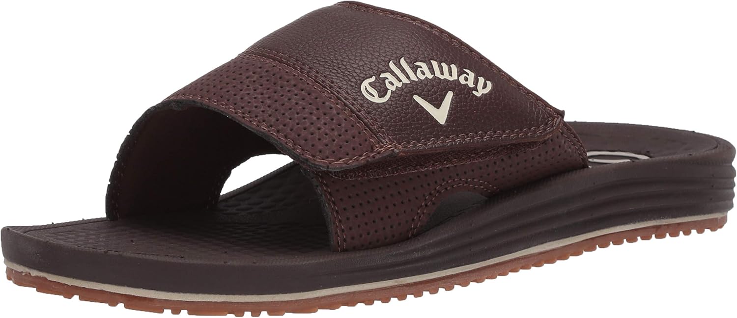 Amazon.com | Callaway Men's Nineteenth Slide 2.0 Sandal | Sport Sandals & Slides