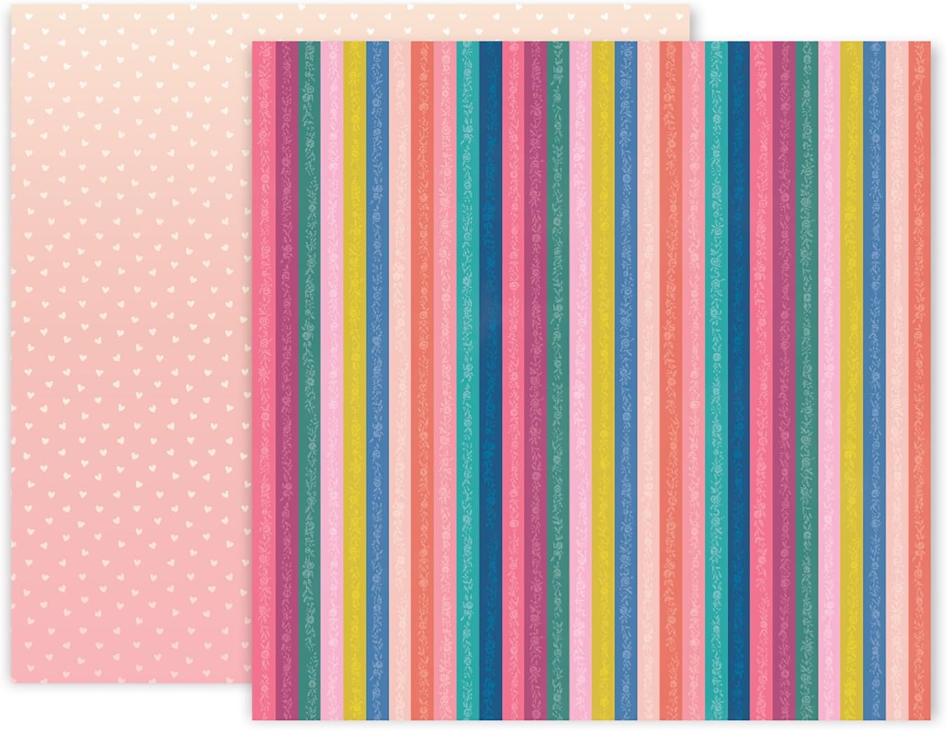 Paige Evans Pick Me Up Patterned 12 x 12 Paper 16 (25 Pack), Adjustable, Other, 25 Piece