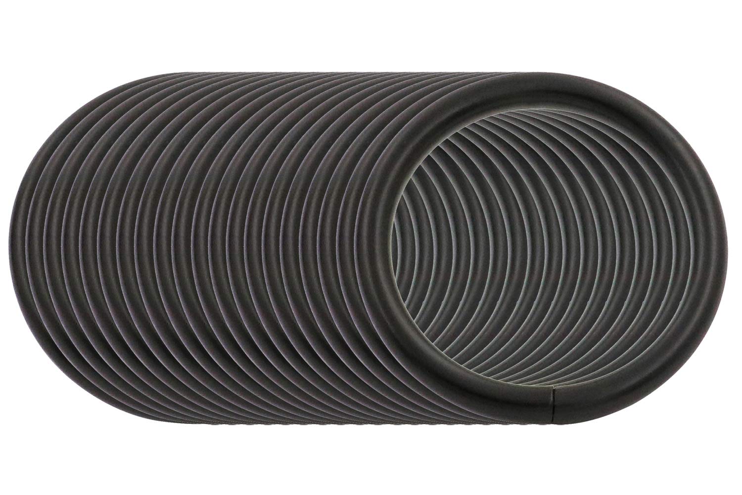 BIKICOCO 1-1/4'' Metal O-Ring Buckle Connector Round Loops Non Welded for Bags Webbing Purse and Belt Straps, Black, Pack of 20