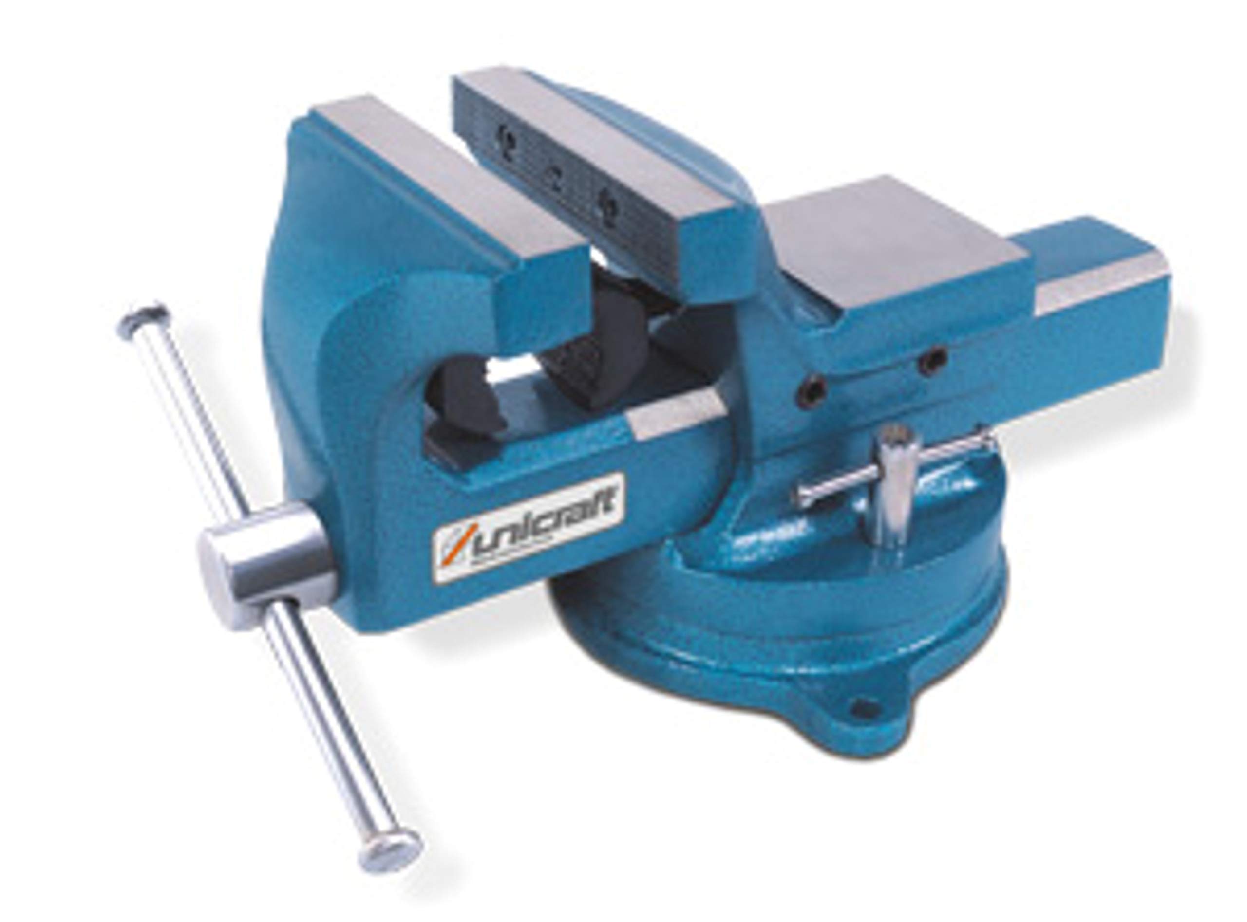 Unicraft Vice Wingspan min. 125 mm, Changeable Jaws, Large Anvil Surface, 6350125