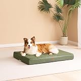 EHEYCIGA Orthopedic Dog Bed XXL Removable Washable Cover Dark Green 127x91x10cm view 8