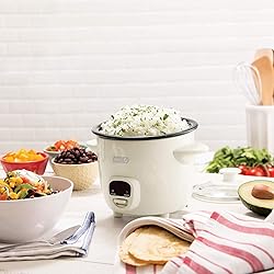 Dash DRCM200RMCM04 Mini Rice Cooker Steamer with