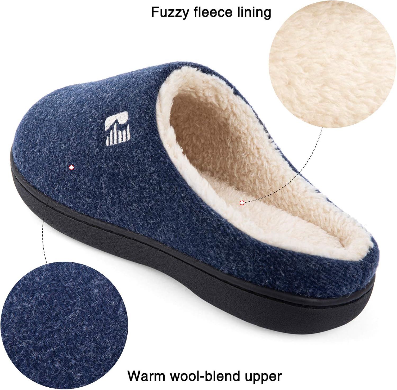 rockdove memory foam slippers