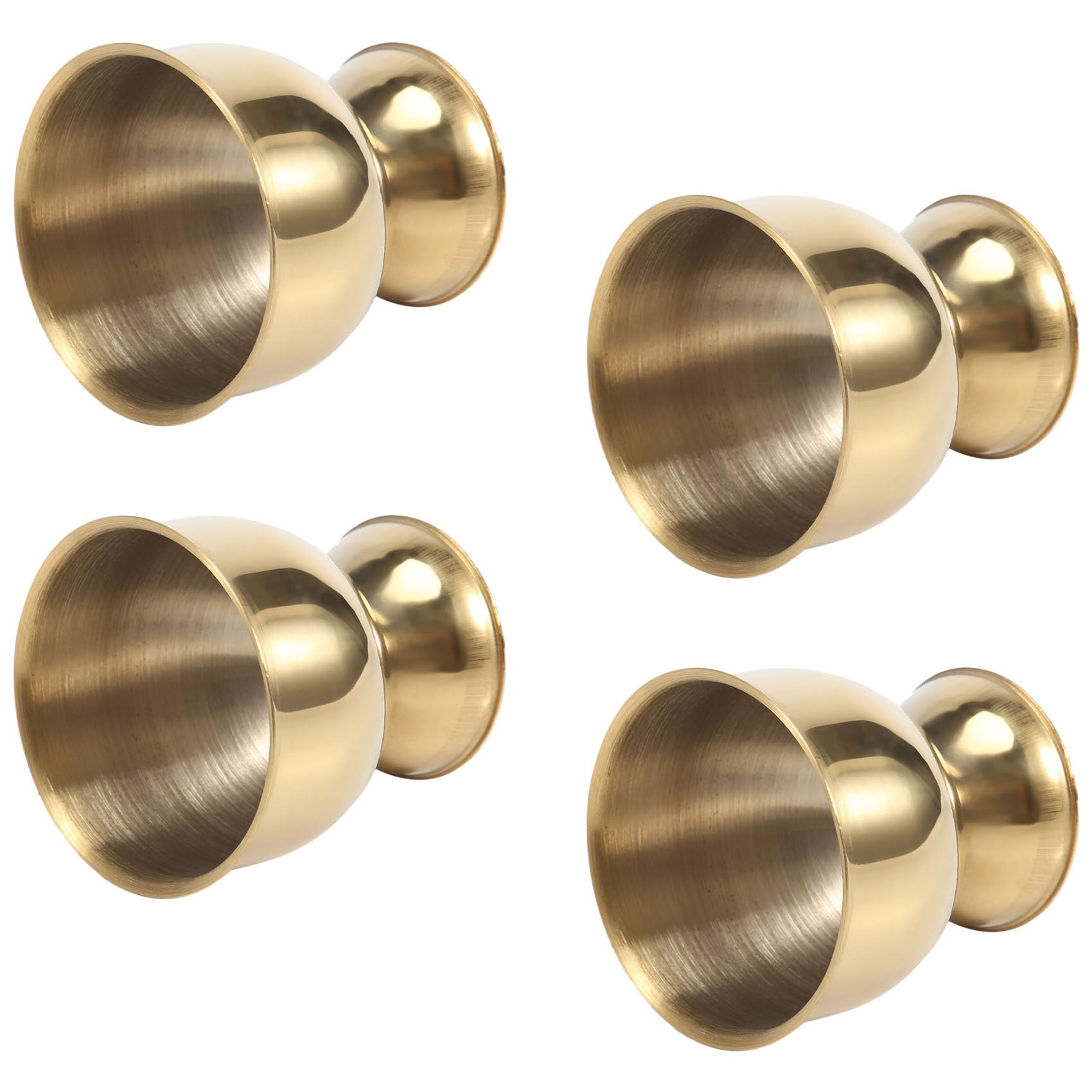 Tsudoku Egg Cups Set Stainless Steel Eggs Hard Boiled Eggs and Soft Tray Tool Holders Kitchen, Gold