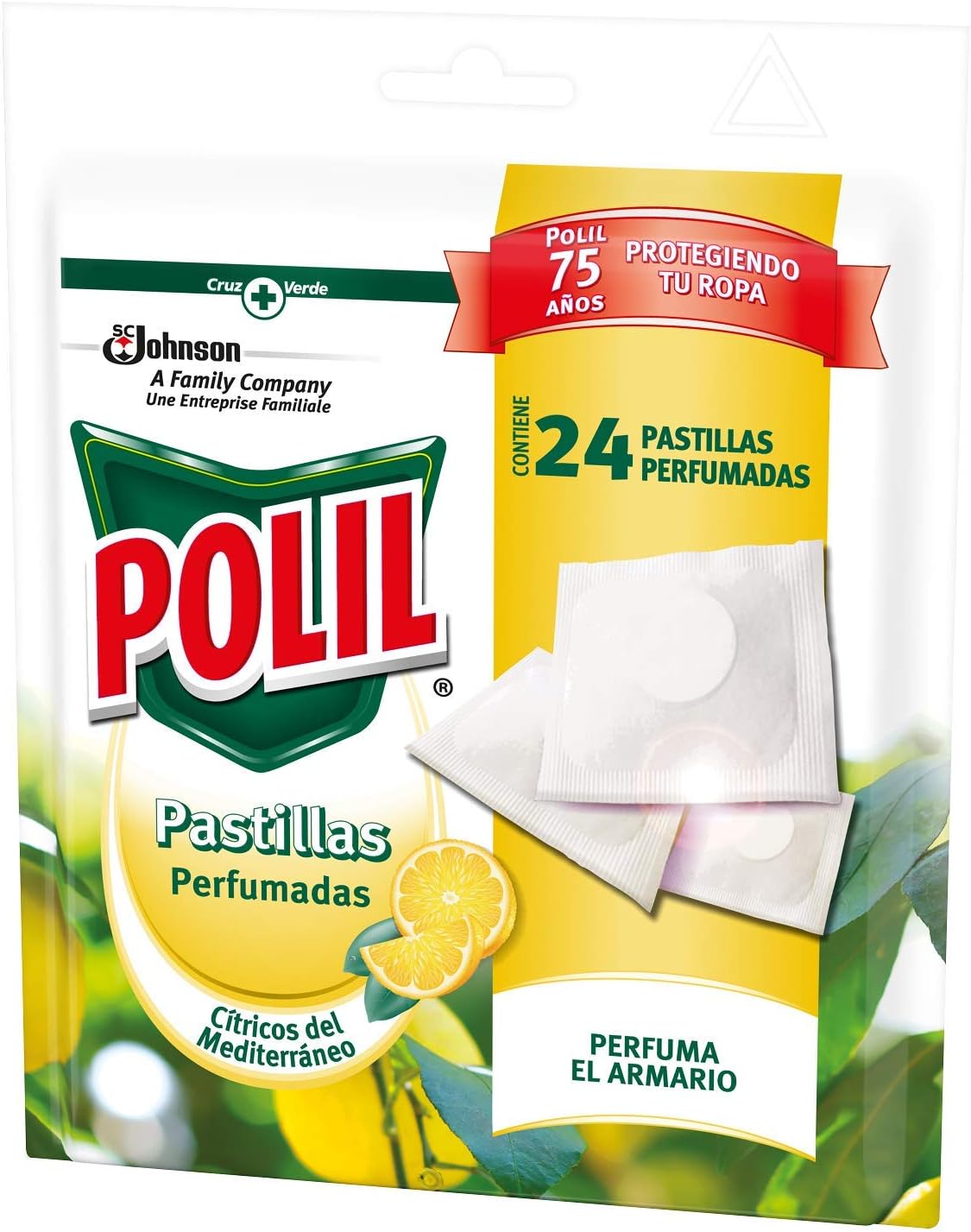 Polil Raid Mediterranean Citric Fragrance Moth Repellent Tablets x 24