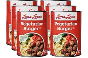 Loma Linda - Plant-Based Meats (Vegetarian Burger (15 oz.), 6 Pack)