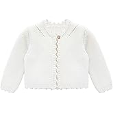 Lilax Baby Girls' Long Sleeve Shrug, Knit Girls Cardigan, Childrens Bolero