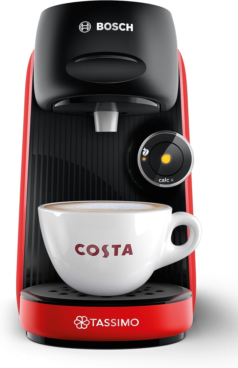 Tassimo by Bosch Finesse TAS16B3GB Coffee Machine Red 1400W 0.7L