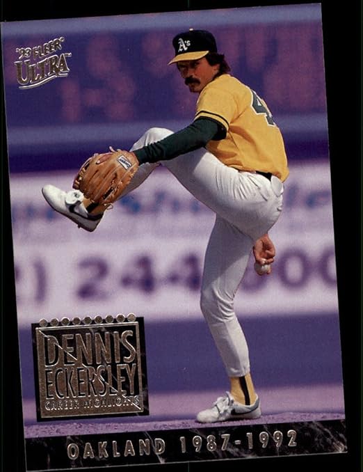 1993 Fleer Ultra Eckersley Baseball Card 12 Dennis