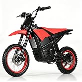 EVOKUN Q1 Electric Dirt Bike, 5500W Peak Electric Bike with 60V/30AH Battery Ebike, 57MPH, Hydraulic Brakes, Full Suspensions, 4-Speed, Mountain Off-Road E Dirt Bike for Teens &amp; Adults