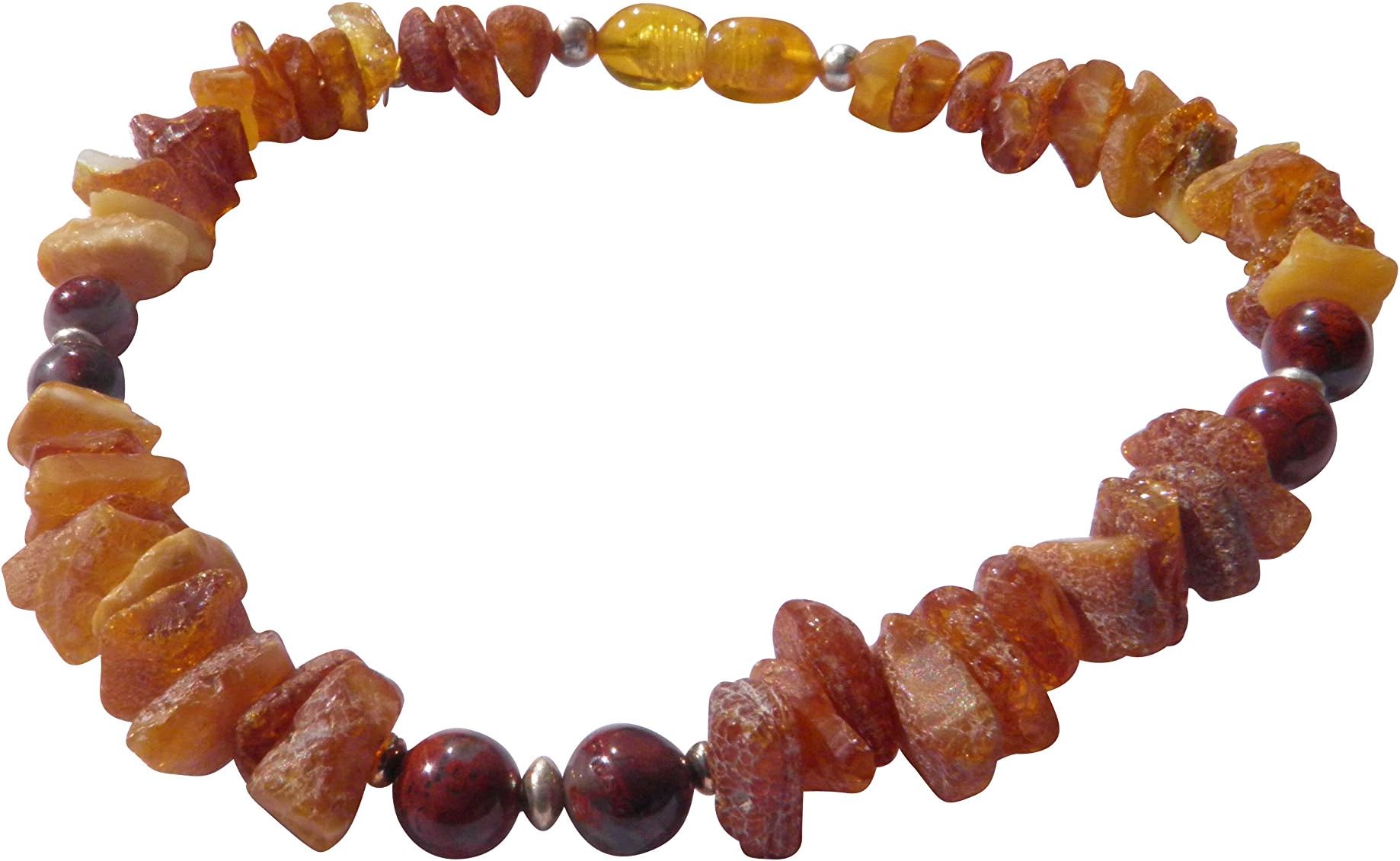 Dog Amber Necklace Jasper Necklace 23 cm 00596.2d Amberdog