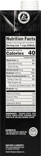 IMAGINE CHICKEN, BEEF & TURKEY BONE BROTH 32 OZ