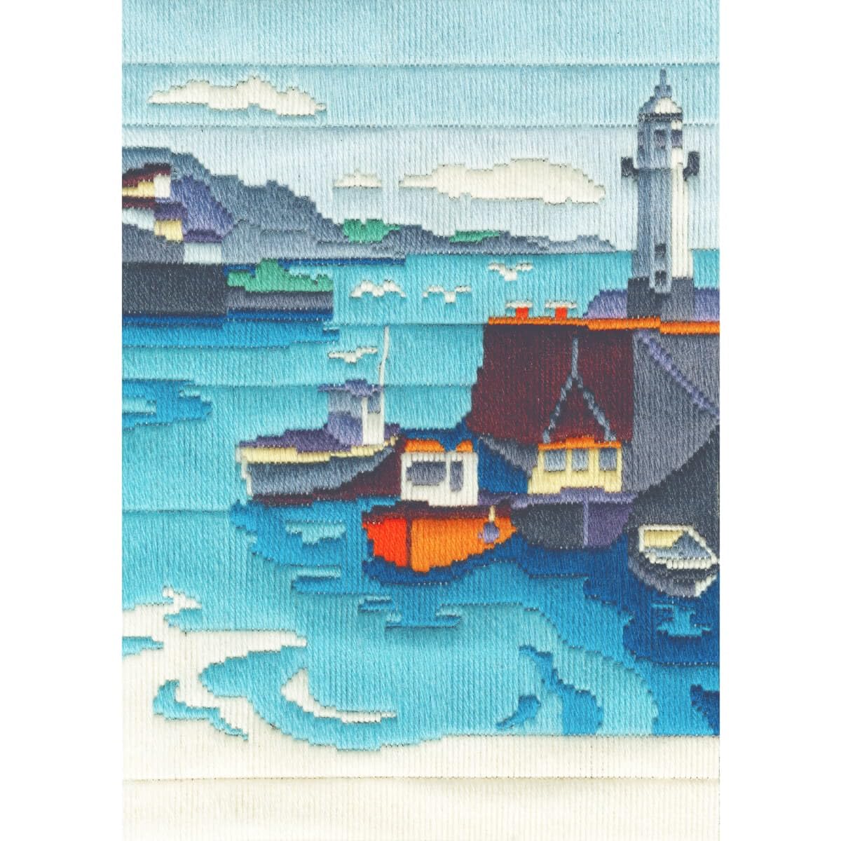 Bothy Threads Woollen Long Stitch -Fishermen's Rest