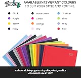 evelay 2027 Diary A4 A5 Page-a-Day Hardback Planner Burgundy view 9