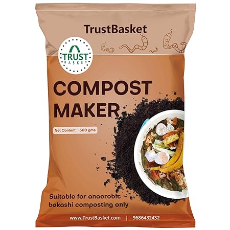 TrustBasket BOKASHI Compost Maker Powder, 500gms
