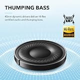 soundcore Q20i Headphones ANC Wireless Over-Ear Bluetooth 40H Hi-Res Bass App view 3