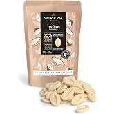 Valrhona Premium French Baking Creamy White Chocolate Discs (Feves) IVOIRE 35% Cacao. Easy Melt and Tempering. Hints of Vanilla &amp; Warm Milk. For Sauces, Mousses, Frostings and Candies 250g (Pack of 1)