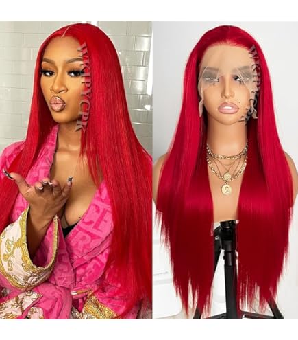 Amazon.com : QD-Tizer Ginger Orange Wig with Blonde Highlights