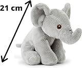 Zappi Co 100% Recycled Plush Elephant 13-15cm Cuddly Toy view 5