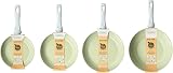 Salter Earth Frying Pan & Stir Fry Set 4-Piece Ceramic Non-Stick PFAS-Free