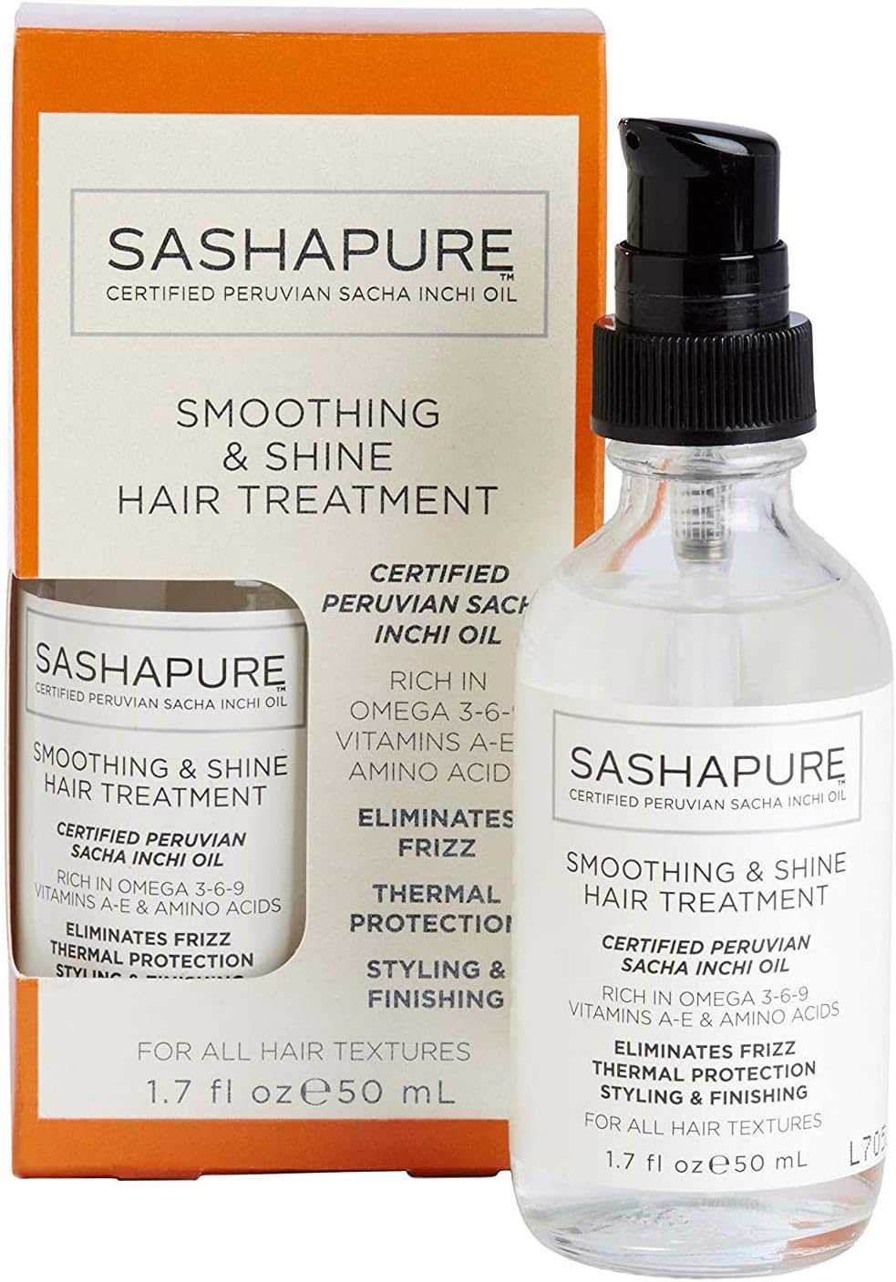 Sashapure Smoothing & Shine Hair Treatment 1x 50ml, 50 ml (Pack of 1)