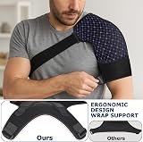 Flow fire Shoulder Support for Men Women Adjustable Brace S/M Left Right view 3