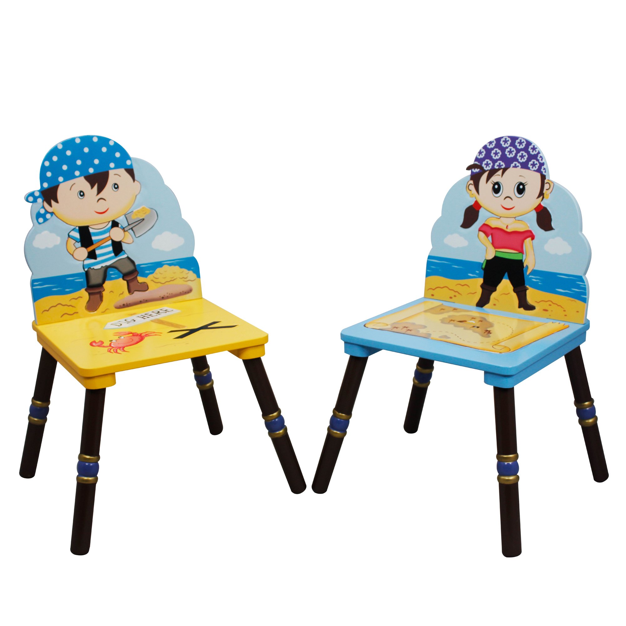 Fantasy Fields Childrens Kids Toddler Wooden 2 Chair Set (no table) TD-11593A3