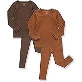 AVAUMA Baby Boys Girls Pajama Set Kids Toddler Snug fit Basic Cotton Sleepwear pjs for Daily