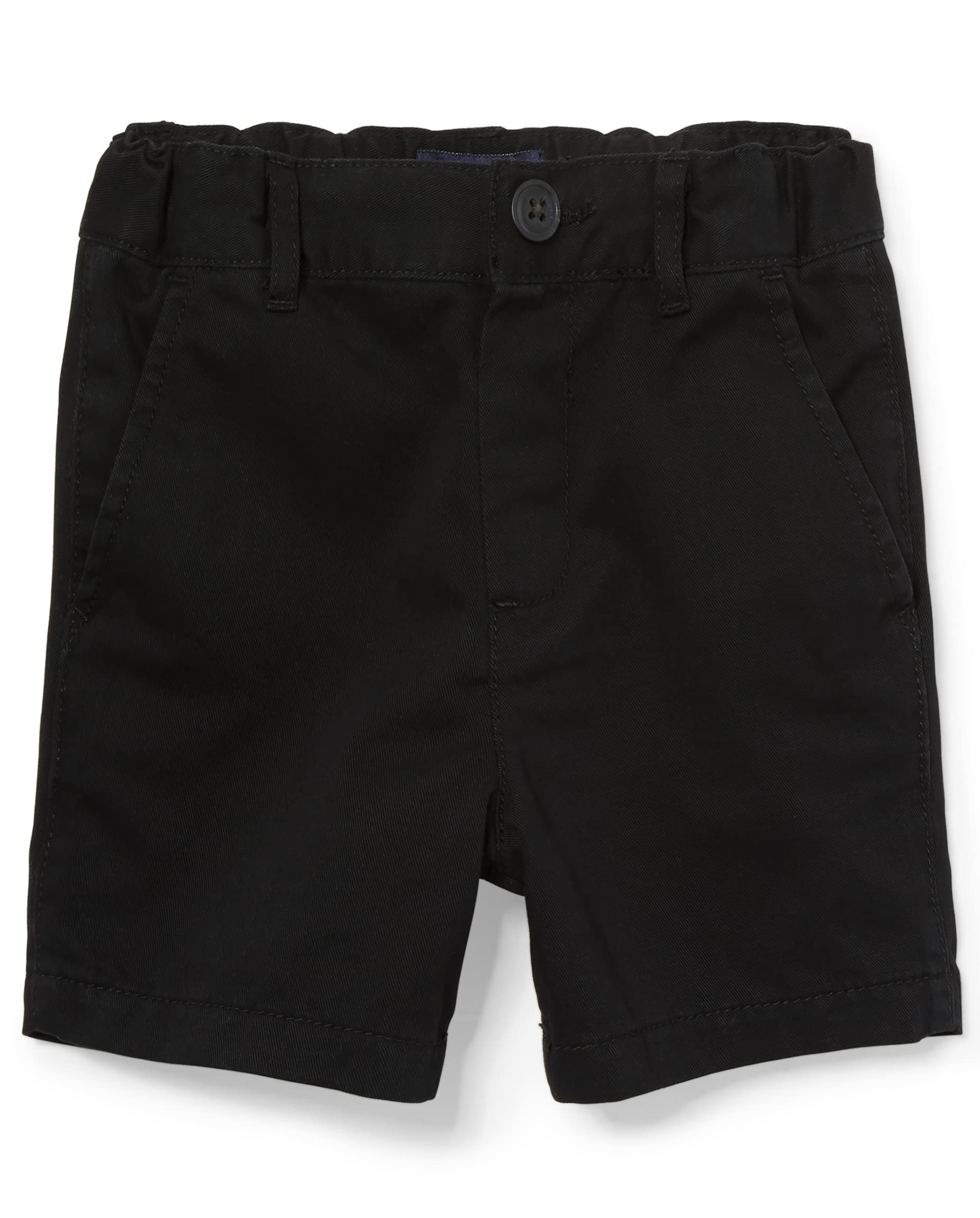 Photo 1 of The Children's PlaceThe Children's Place Baby and Toddler Boys Stretch Chino ShortsSingleBlack3T