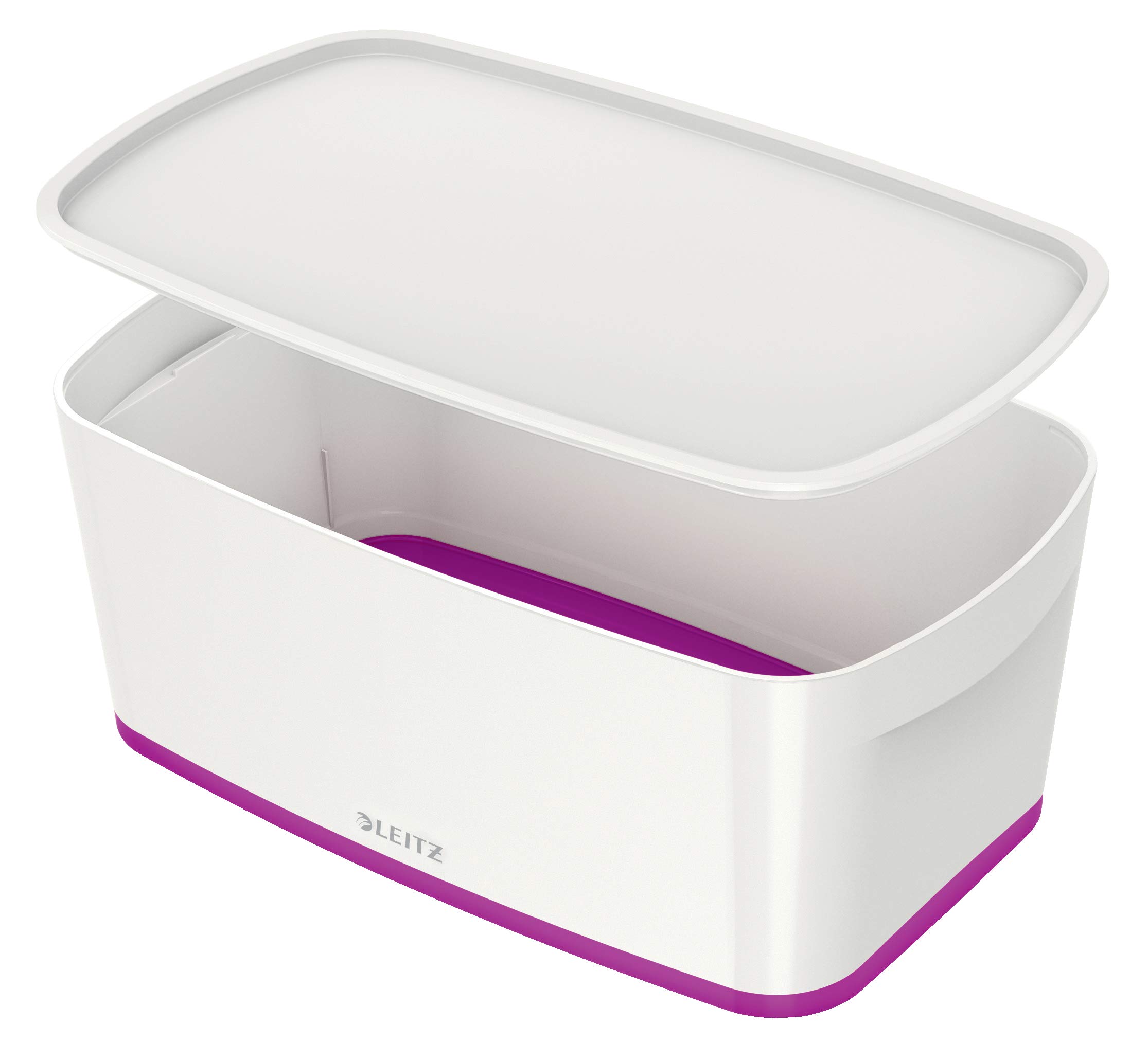 Leitz MyBox WOW Small with lid, Storage Box, Purple