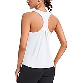 MathCat Women's Workout Tank Tops Racerback Sleeveless Tops Loose Fit Yoga Shirts Athletic Running Tank Top for Women