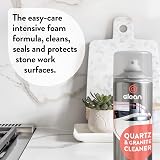 GLEAN Quartz & Granite Cleaner 400ml Non-Abrasive Streak-Free Kitchen Spray view 3
