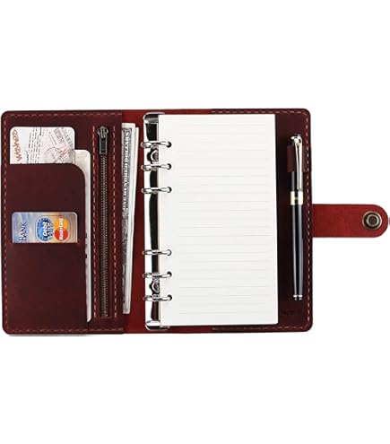 Handcrafted Leather Journal - Vintage Distressed Look, 7x5 Inches, 220 Pages, Lay-Flat Design
