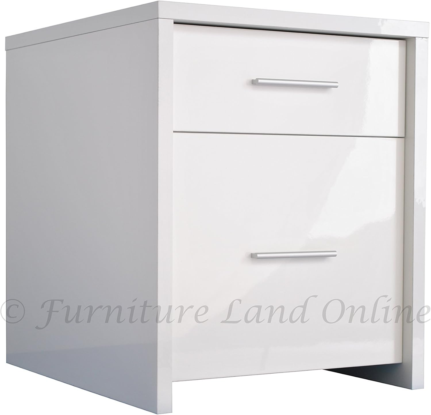 Sonix Home Office Filer Pedestal 2 Drawer High Gloss White W 58 X D 52 X H 52 Amazon Co Uk Office Products