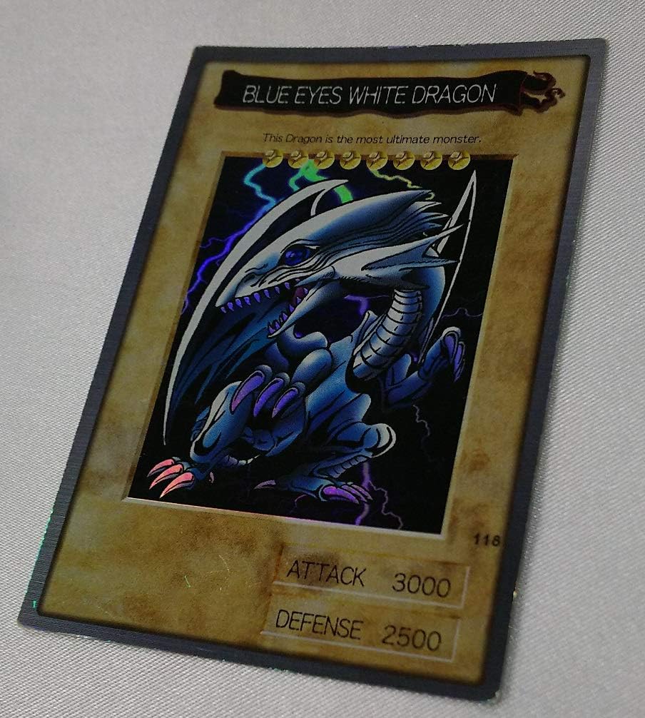 Amazon 遊戯王 初期 バンダイ Blue Eyes White Dragon 青眼の白龍 ブルーアイズホワイトドラゴン 英語版 スーパーレア トレカ 通販