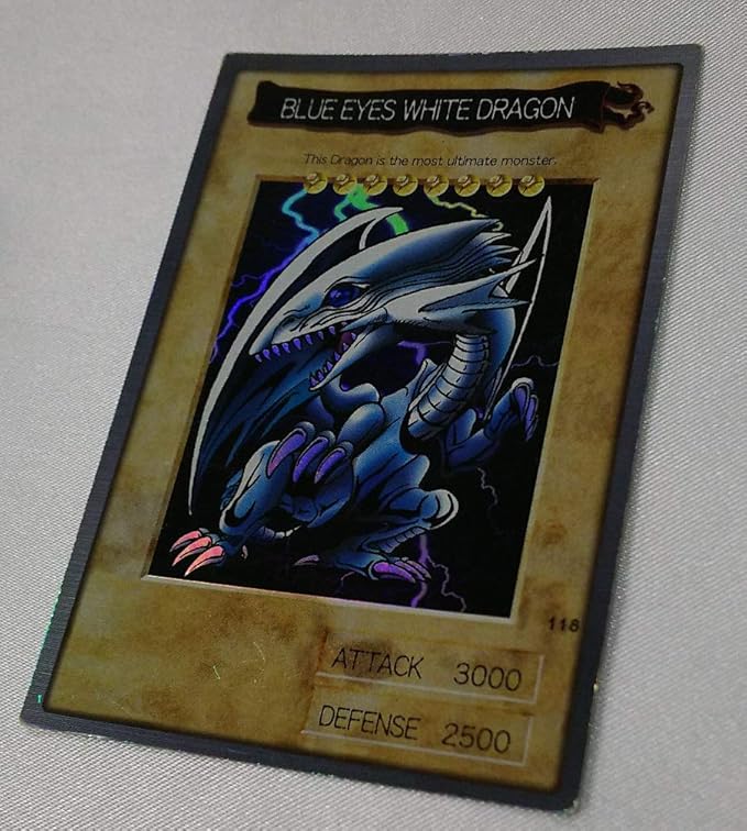 Amazon 遊戯王 初期 バンダイ Blue Eyes White Dragon 青眼の白龍 ブルーアイズホワイトドラゴン 英語版 スーパーレア トレカ 通販