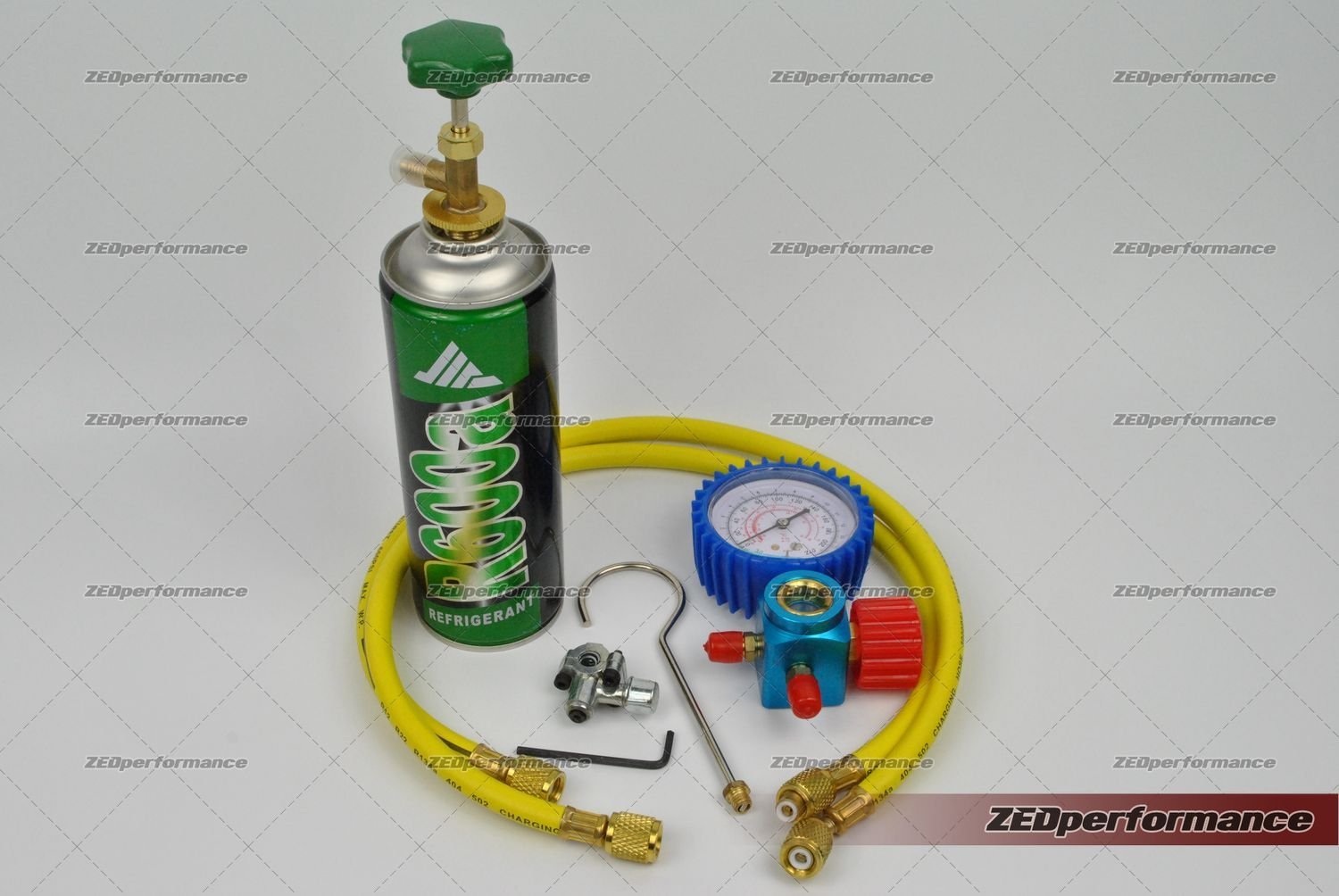 Kit de recarga de gas refrigerante R600A en recipientes para ...