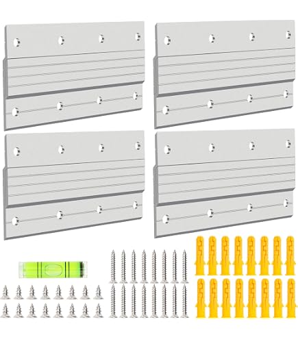 French Cleat Picture Hanger 2 Inches Aluminum Z Hanger Supports...