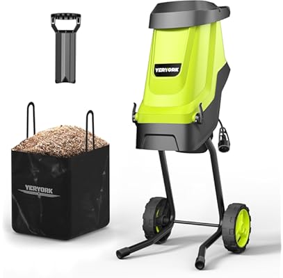 Yeryork 15-Amp Wood Chipper 1.8" Cut 1