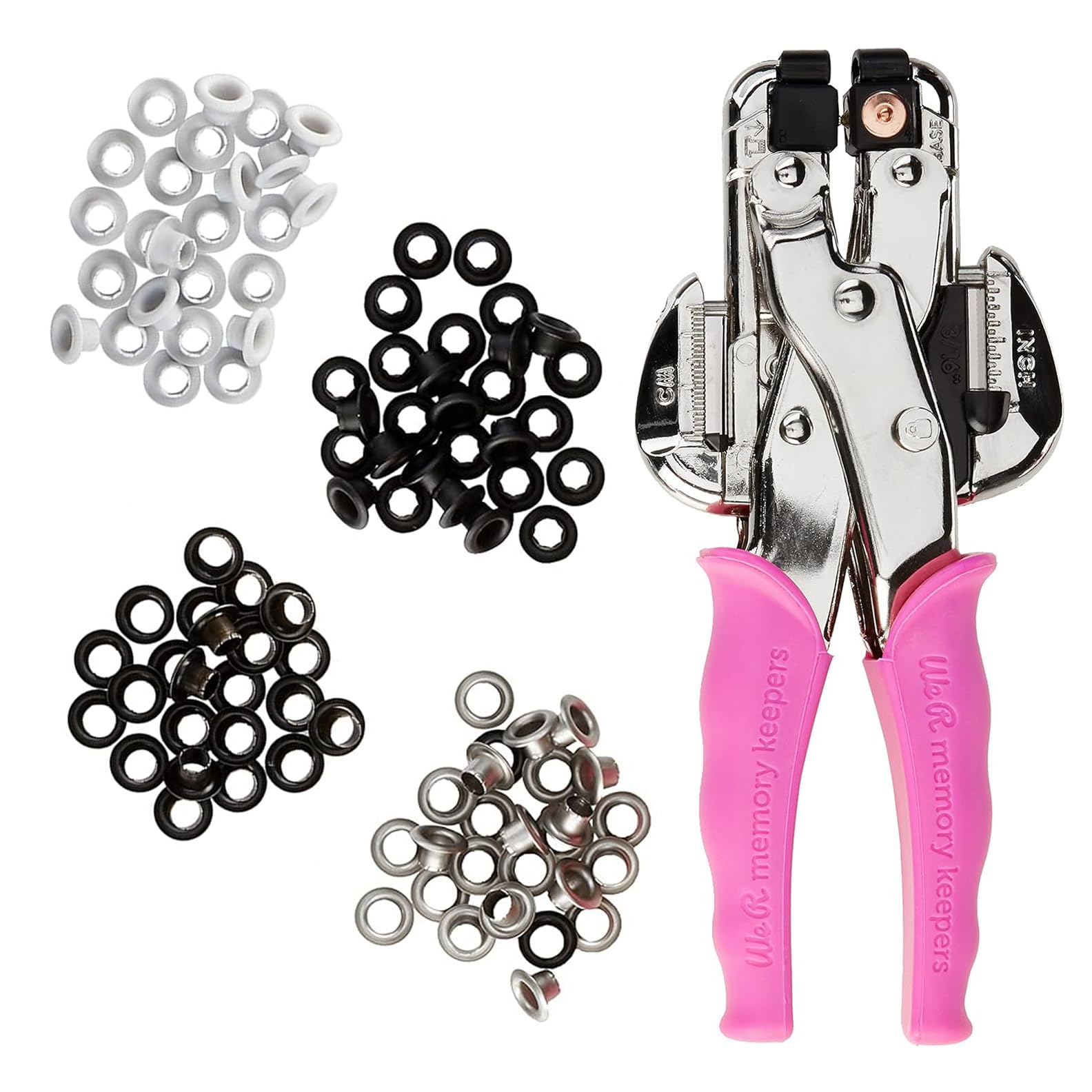 We R Memory Keepers Crop-A-Dile Punch Kit, Pink