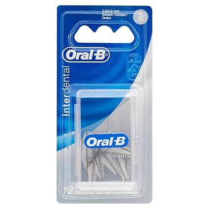 Oral-B Interdental Nachfüllpack Konisch Fein 3, 0-6,5 mm, 3er Pack (3 x 12 Stück)