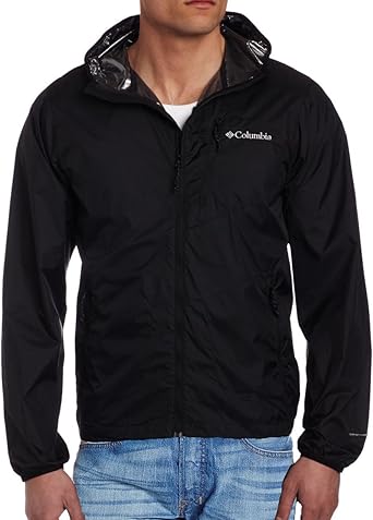 columbia black windbreaker jacket