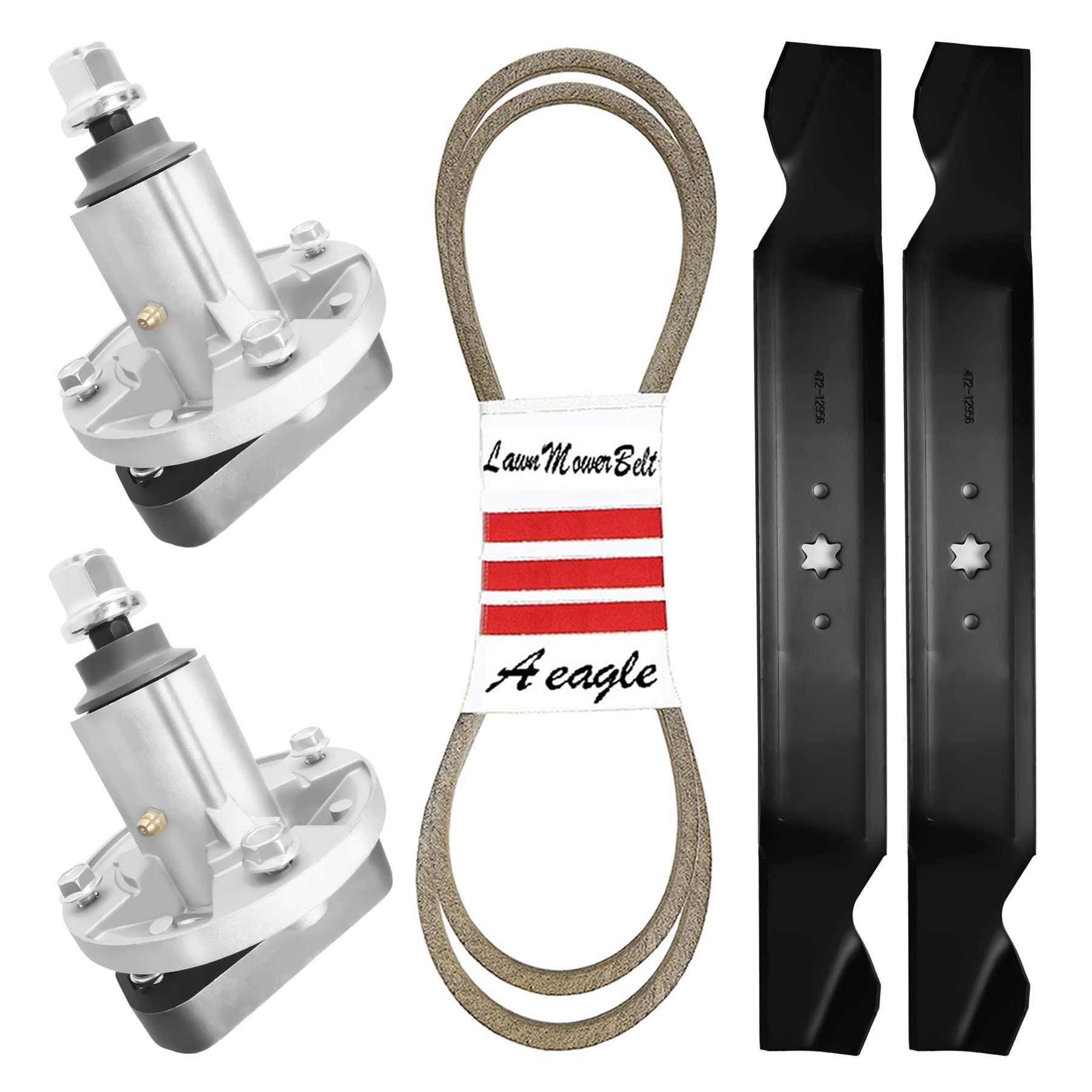 Photo 1 of 42" Mower Deck Rebuild Kit for John Deere L100 L108 L110 L111 L118 GY20995, Spindles GY20050 Deck Belt GX20072 Blades GX20249 GX20433 GY20567