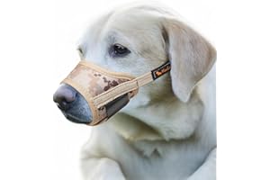 HEELE Dog Muzzle, Soft Tactical Camouflage Dog Muzzle for Small Medium Large Dogs, Breathable Muzzle to Prevent Biting, Chewing, and Barkink, Perfect for Vet Visit, Training