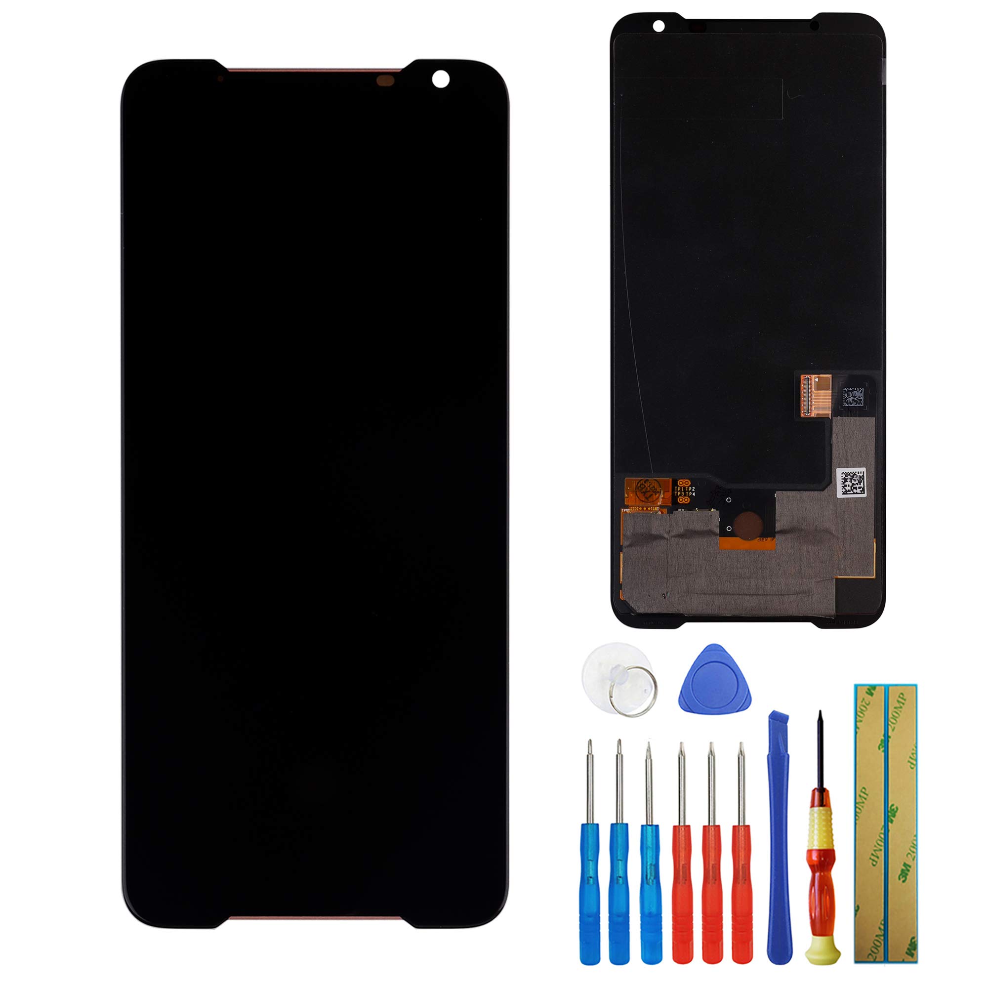 Photo 1 of E-yiiviil LCD Display Compatible with ASUS ROG Phone II ZS660KL I001DA I001DE 6.59" LCD Display Touch Screen Assembly with Tools